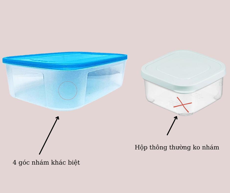 Vì sao góc nhám trên hộp đựng thực phẩm Donghea là điểm khác biệt mà thị trường chưa có?