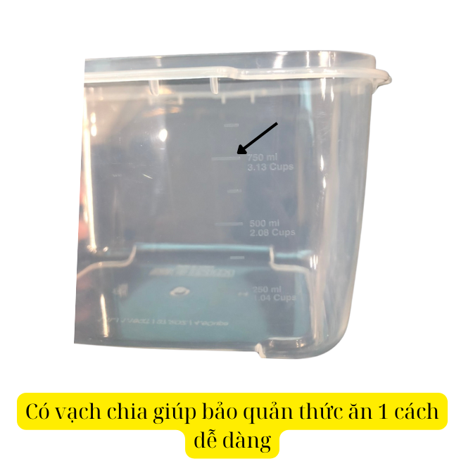 Hộp đựng thực phẩm Mega Point 1100ml