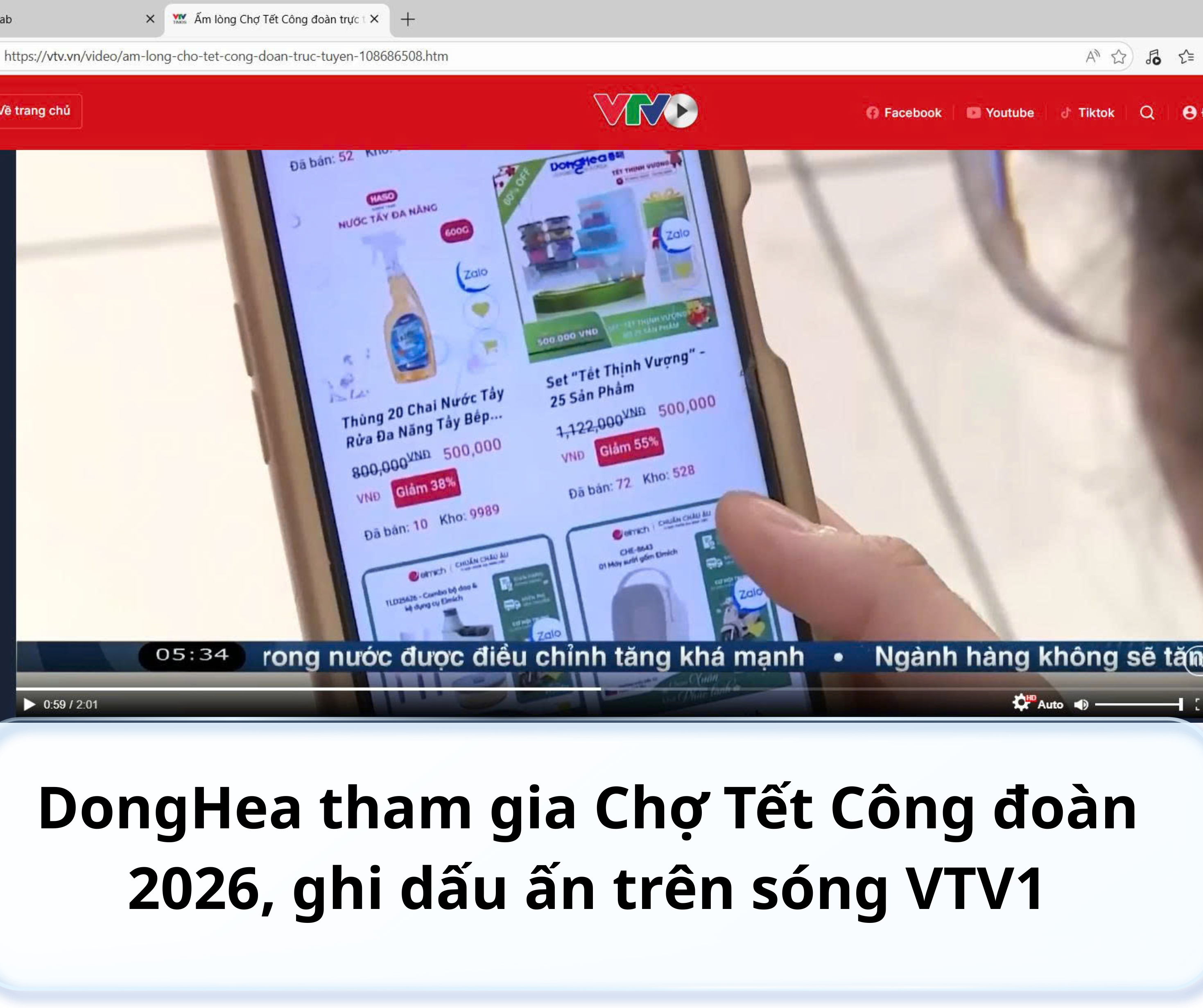 DONGHEA – TỰ HÀO ĐỒNG HÀNH CÙNG CHỢ TẾT CÔNG ĐOÀN 2026