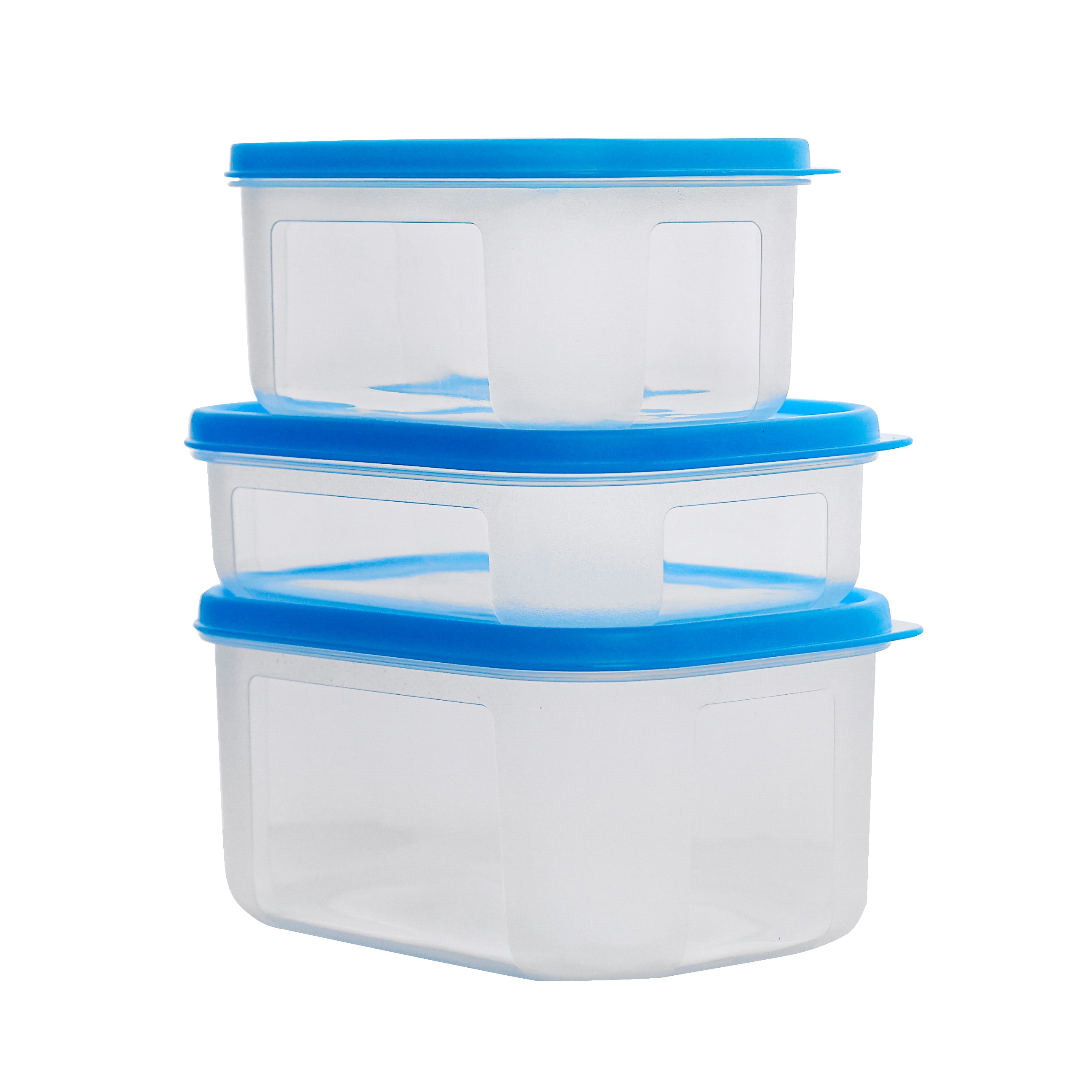 Bộ 3 hộp bảo quản thực phẩm chữ nhật đa năng 2 cao (500+800) + 1 vưa 500ml