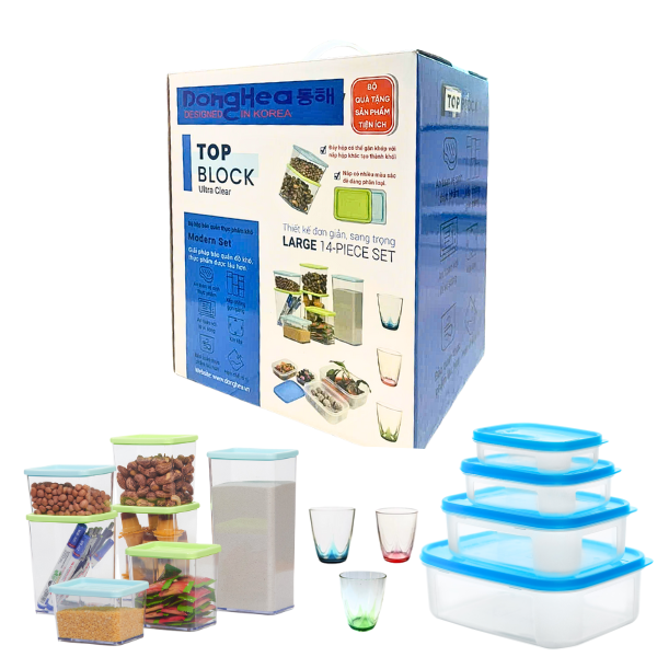 Bộ 14 sản phẩm tiện ích DongHea