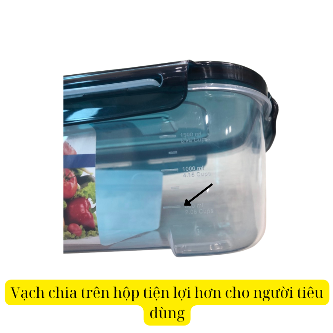 Hộp đựng thực phẩm Mega Point 2400ml