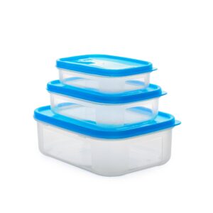 Bộ 3 hộp bảo quản thực phẩm chữ nhật vừa (240+500+900ml)