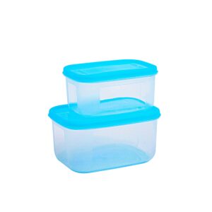 Bộ 2 hộp bảo quản thực phẩm chữ nhật cao (500+800)ml - DK8423