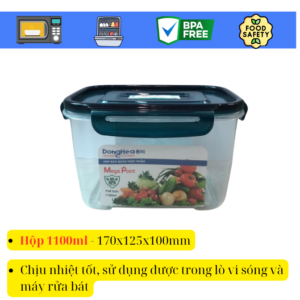Hộp đựng thực phẩm Mega Point 1100ml