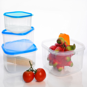 Bộ 4 hộp bảo quản thực phẩm vuông (2300+4000+6000ml+8500ml) - DK8443