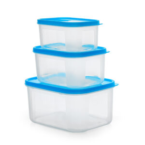 Bộ 3 hộp bảo quản thực phẩm chữ nhật cao (500+800+1500ml)